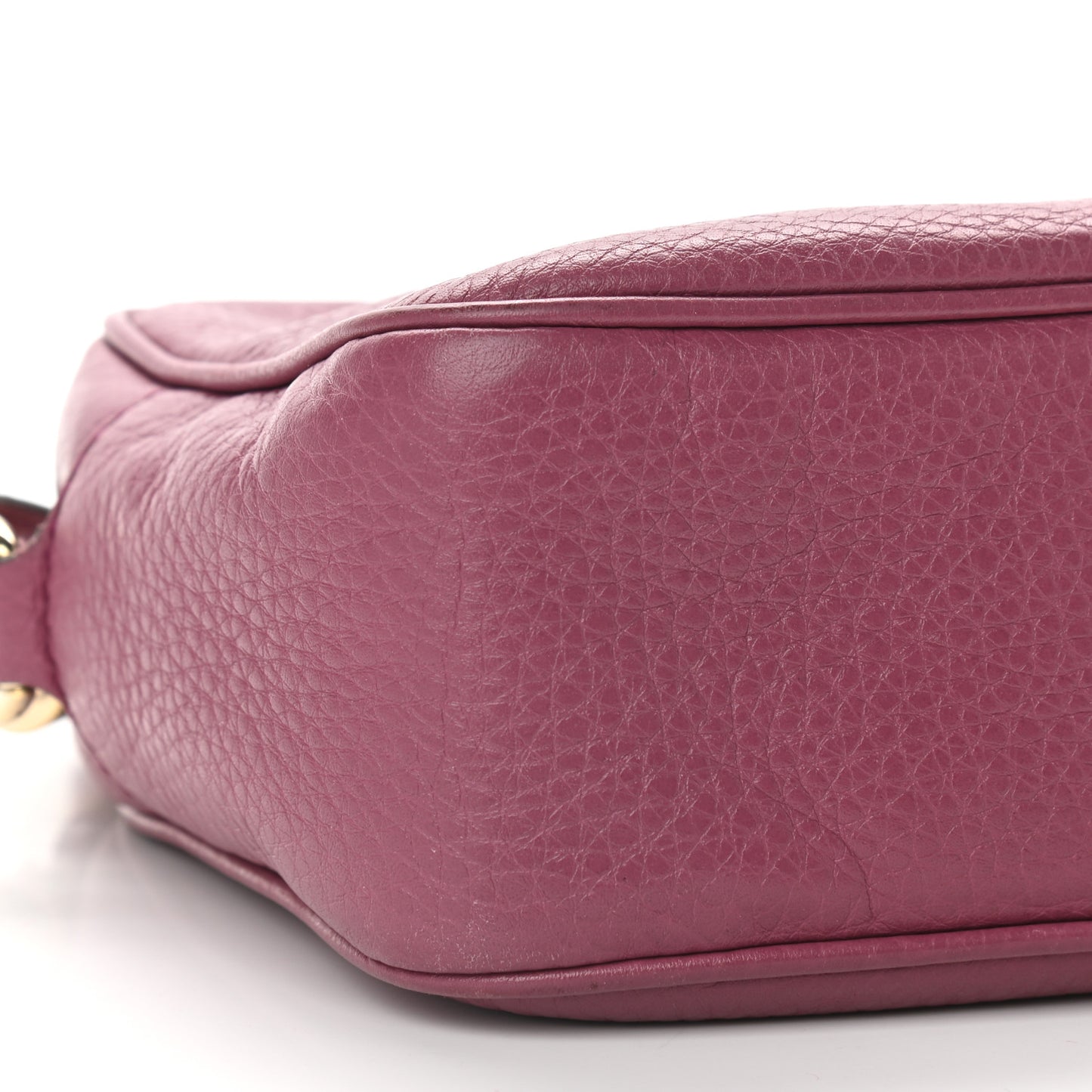 Pebbled Calfskin Small Soho Disco Bag Peonia Flower
