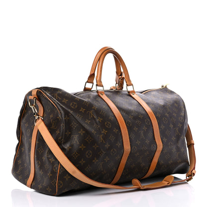 Louis Vuitton Monogram Keepall Bandouliere 55 3 of 27