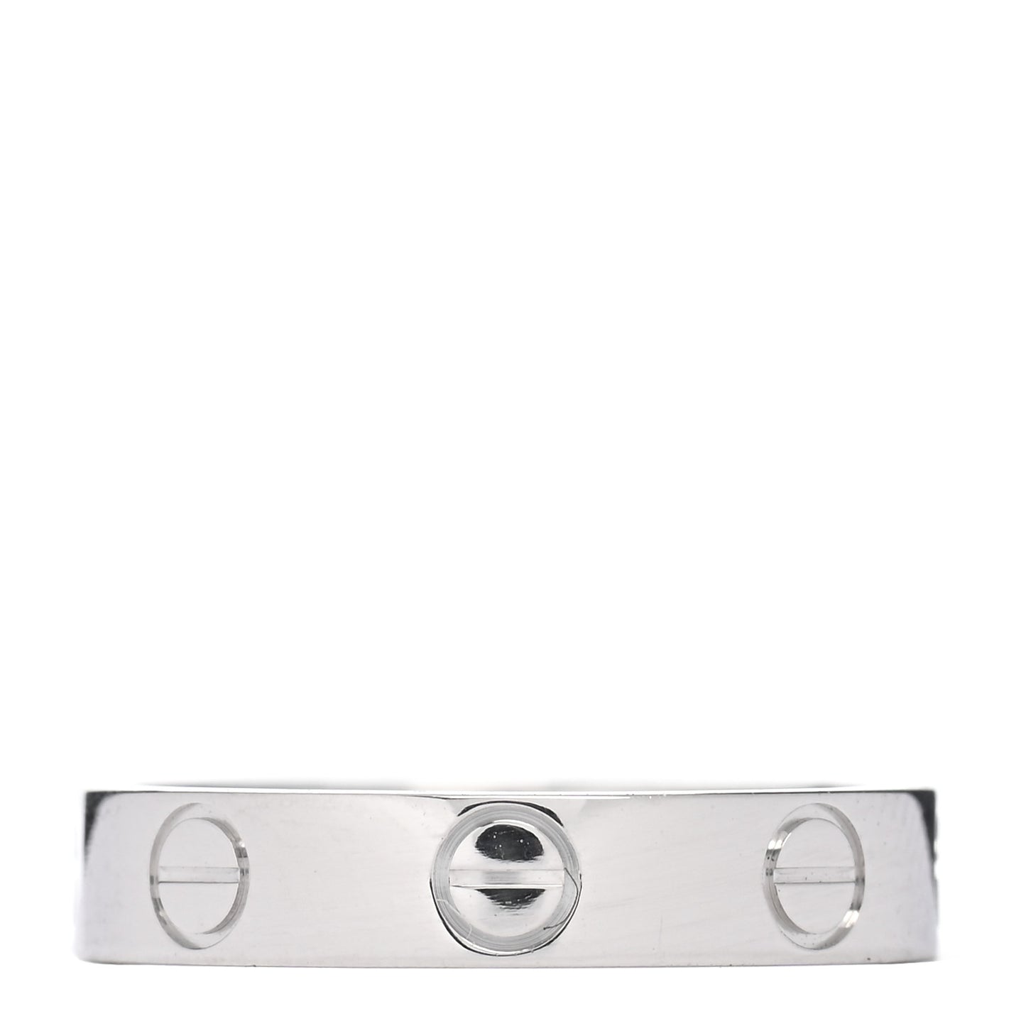Platinum 3.5mm LOVE Wedding Band Ring 48 4.5
