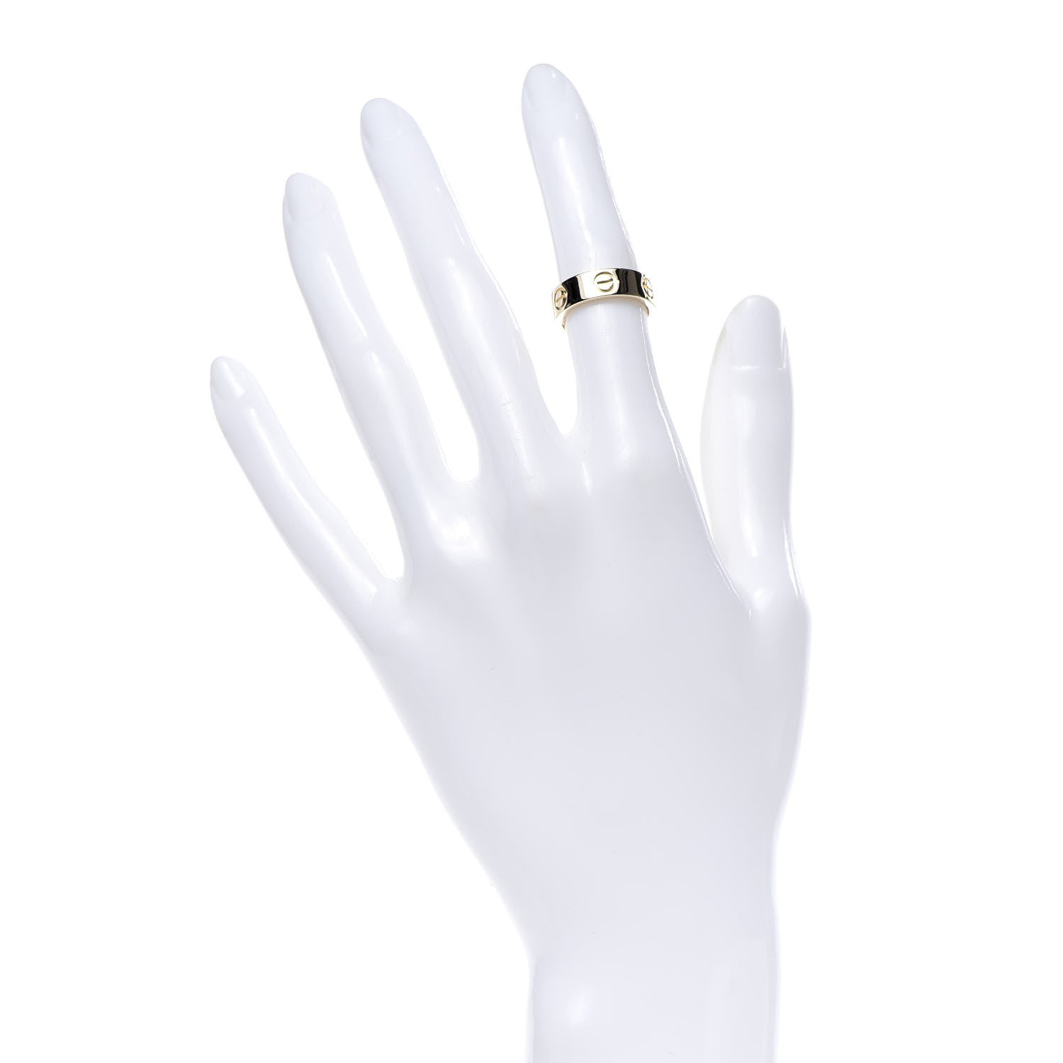 Cartier 18K Yellow Gold 5.5mm LOVE Ring 48 4.5 2 of 4