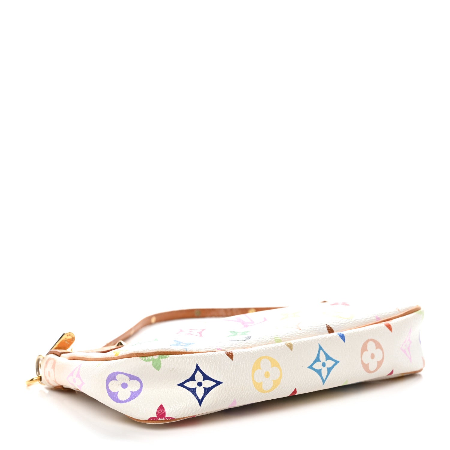Louis Vuitton Monogram Multicolor Pochette Accessories White 4 of 12