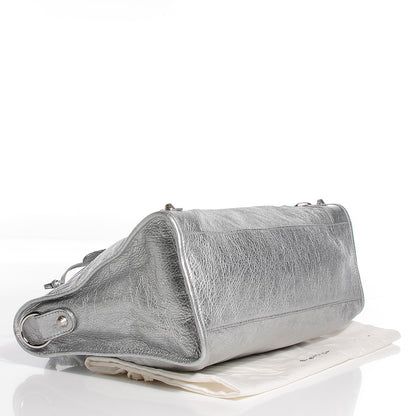 Balenciaga Agneau Giant 12 Silver Hardware City Gris Aluminum 6 of 14