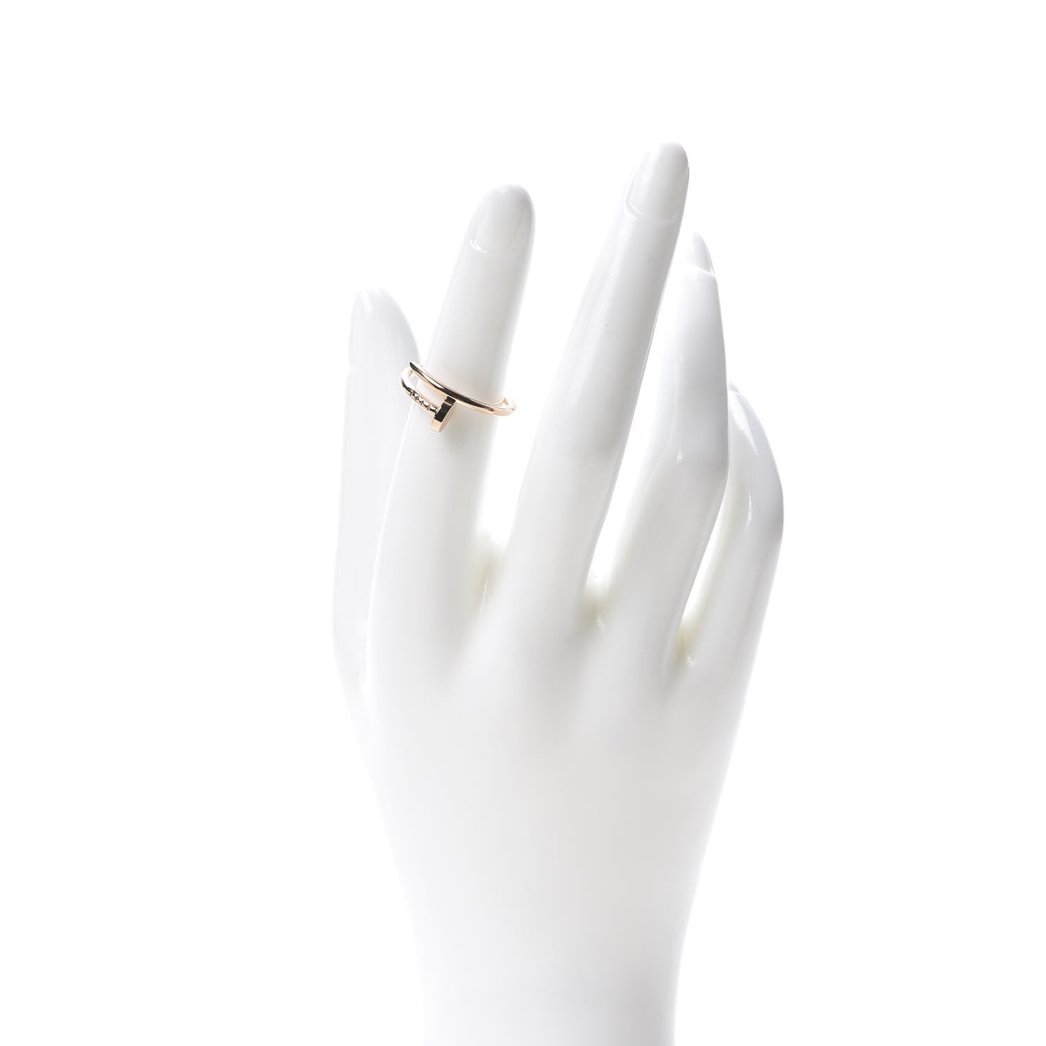 Cartier 18K Pink Gold Small Juste Un Clou Ring 51 5.75 2 of 6