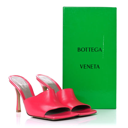 Bottega Veneta Lambskin Stretch Mule Sandals 40 Lollipop 9 of 9