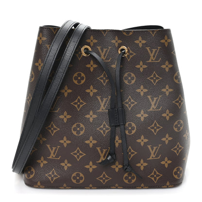 Louis Vuitton Monogram Neonoe MM Black Black 1 of 10