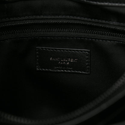 Saint Laurent Calfskin Y Quilted Monogram Medium Loulou Chain Satchel Black 6 of 9