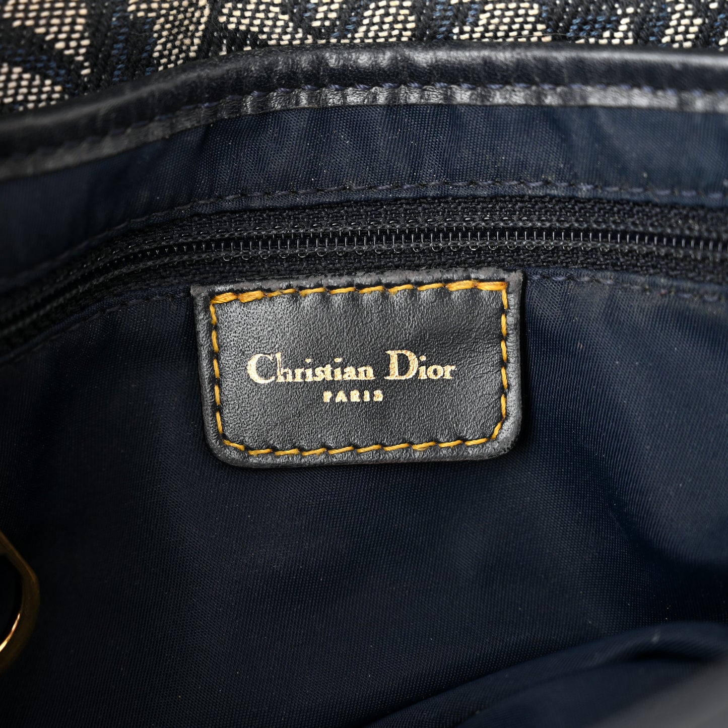 Monogram Saddle Bag Blue