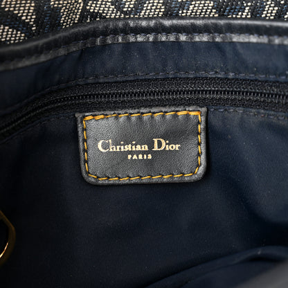 Christian Dior Monogram Saddle Bag Blue 6 of 10