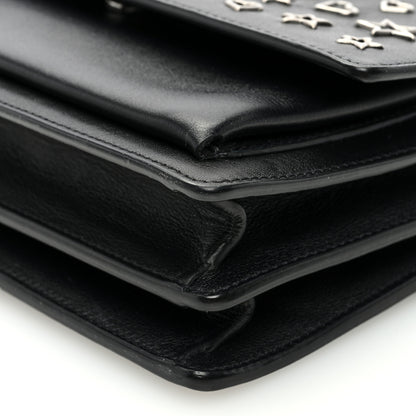 Saint Laurent Calfskin Stars and Hearts Medium Monogram Sunset Black 9 of 9