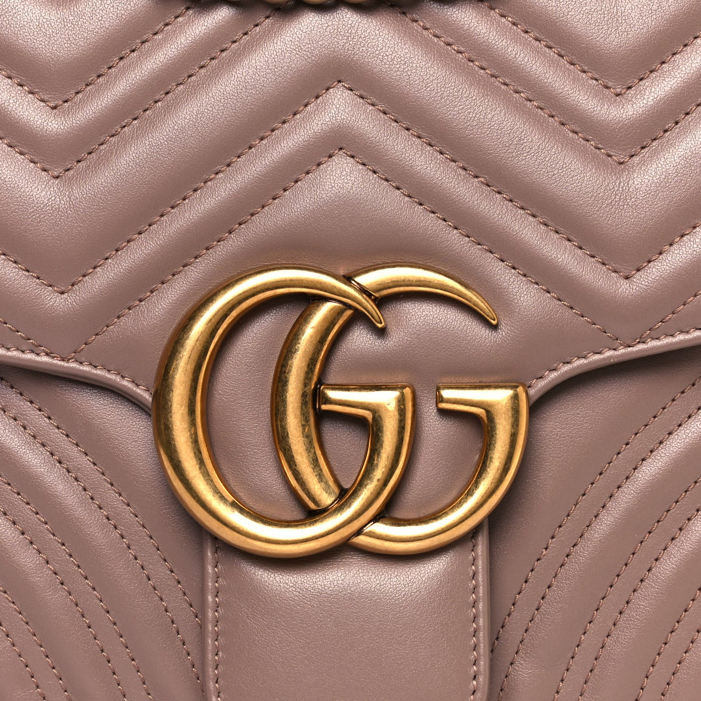 Calfskin Matelasse Large GG Marmont Shoulder Bag Porcelain Rose