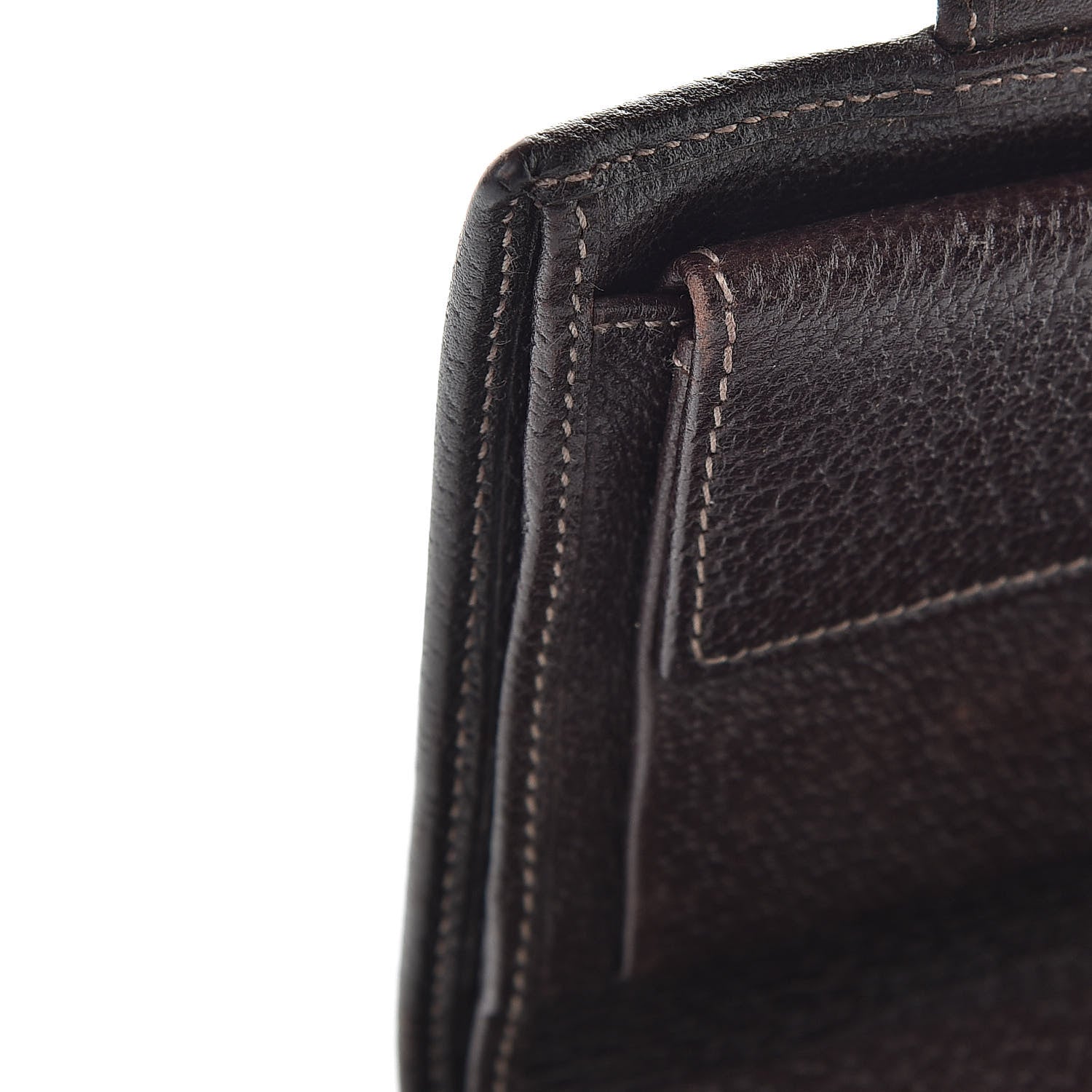 Gucci Monogram D Ring Compact Wallet Dark Brown 8 of 14