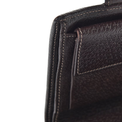 Gucci Monogram D Ring Compact Wallet Dark Brown 8 of 14