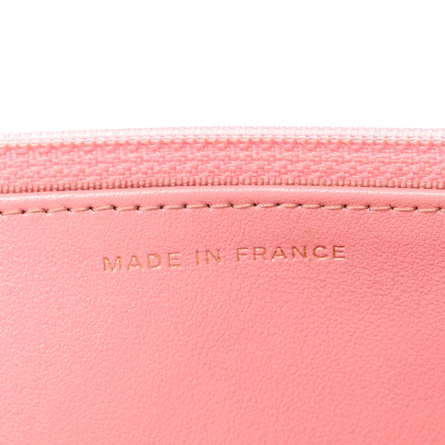 Chanel Iridescent Caviar Quilted Wallet on Chain WOC Rose Pink 7 of 10