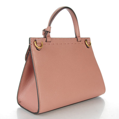 Gucci Calfskin Mini GG Marmont Top Handle Bag Rosy Phard 3 of 7
