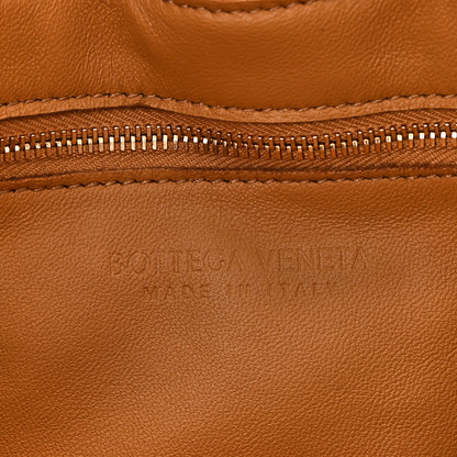 Bottega Veneta Lambskin Maxi Intrecciato Cassette Crossbody Bag Caramel 6 of 7