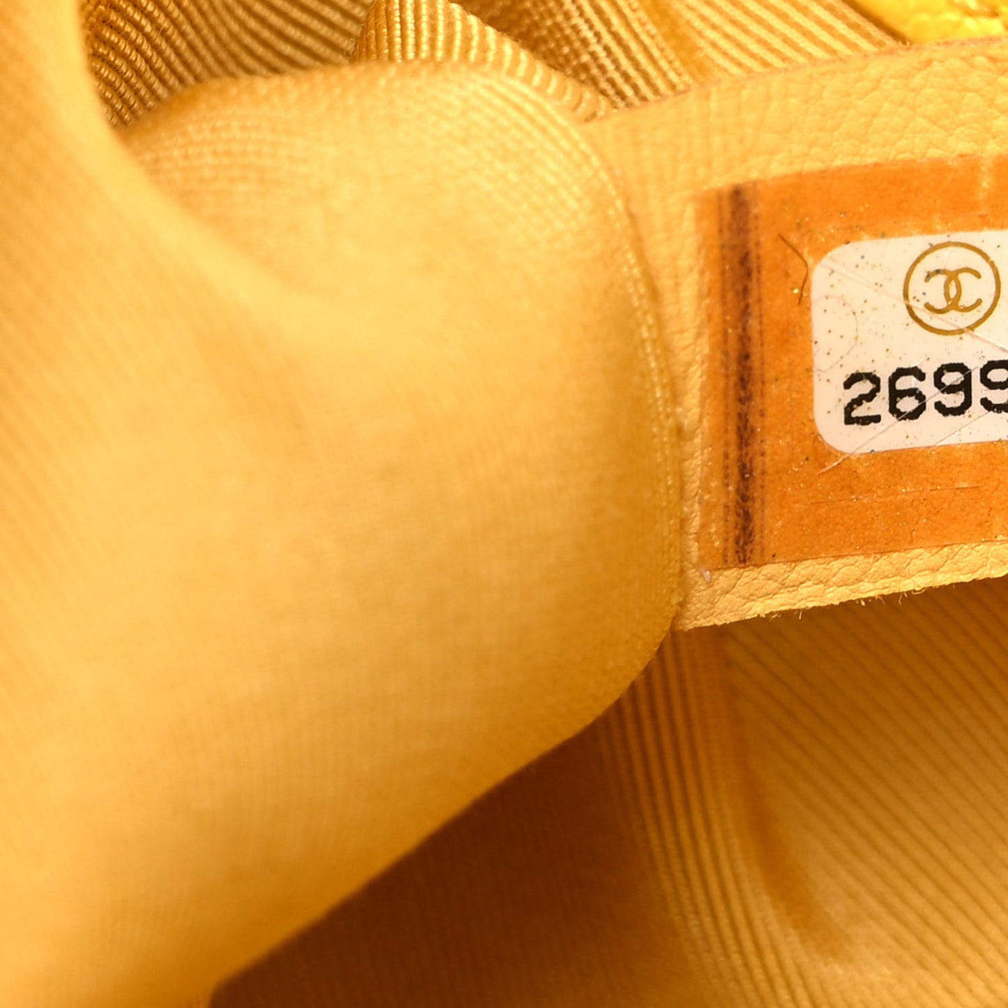 Caviar Quilted Medium Boy Flap Yellow