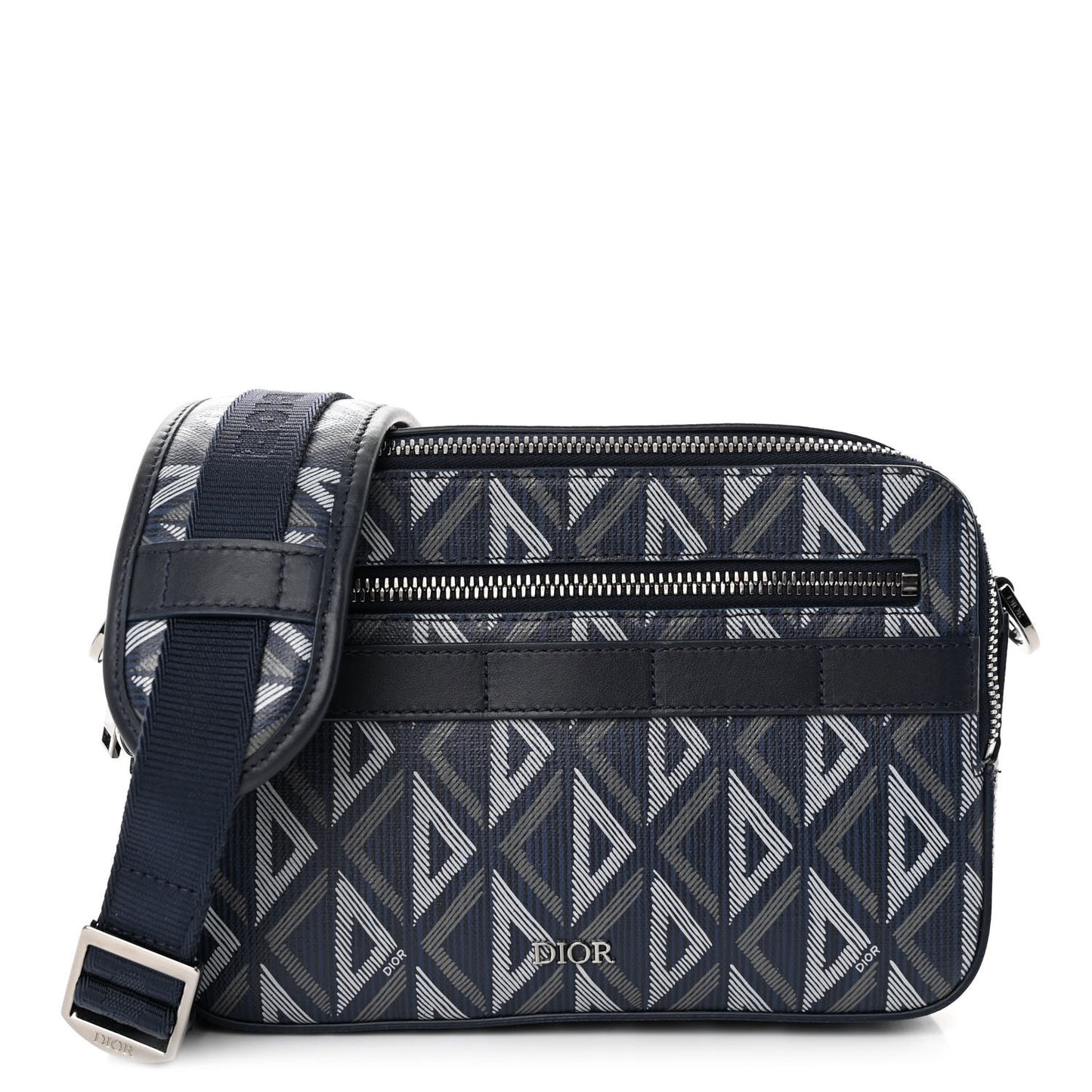 Coated Canvas CD Diamond Safari Messenger