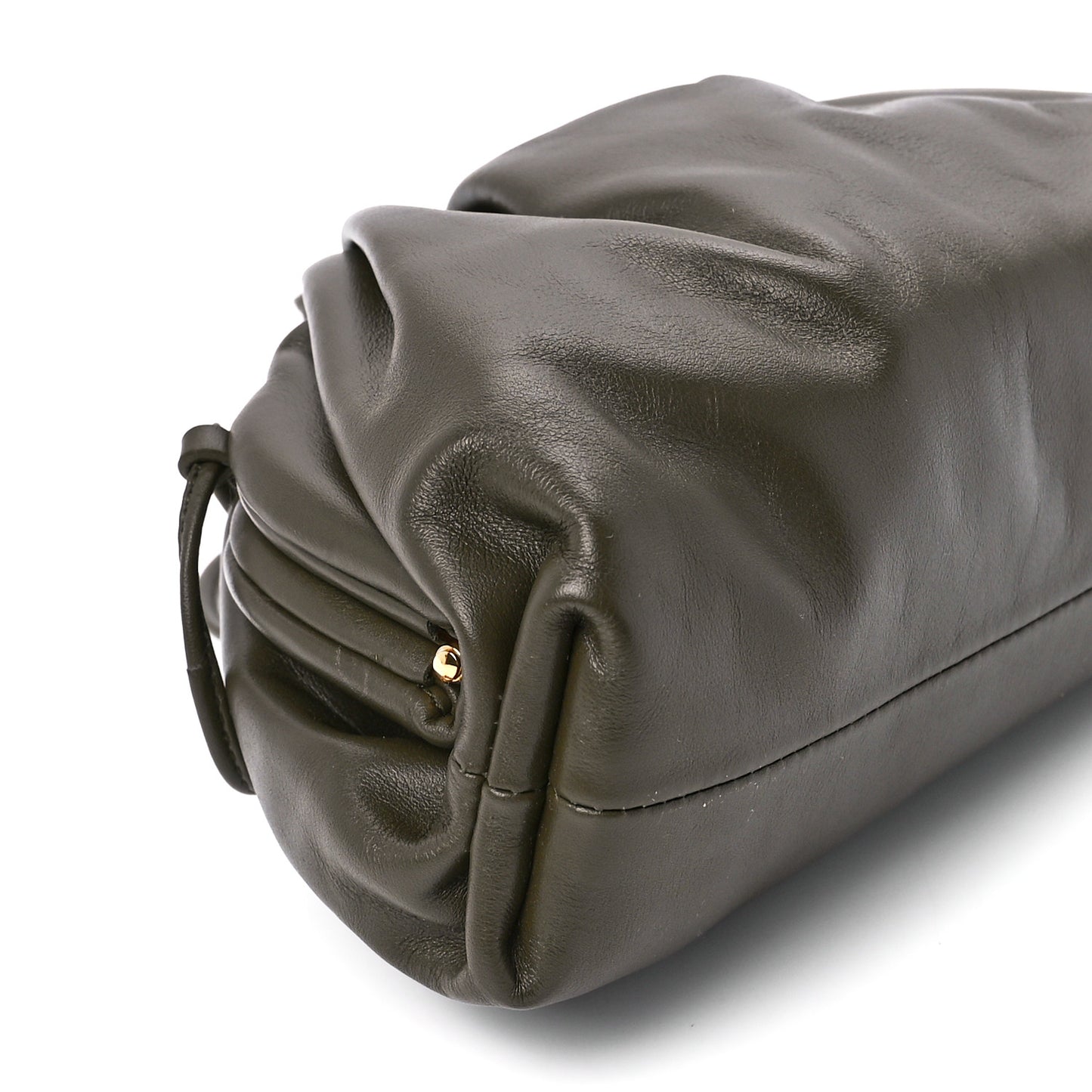 Butter Calfskin The Mini Pouch Kaki Fondente