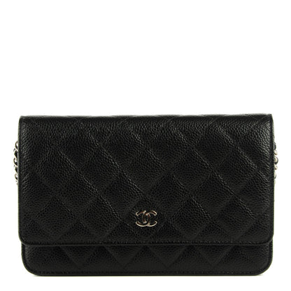 Chanel Caviar Quilted Wallet On Chain WOC Black 1 of 8