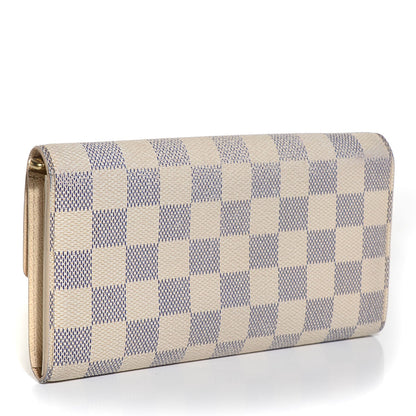 Louis Vuitton Damier Azur Sarah Wallet 3 of 8