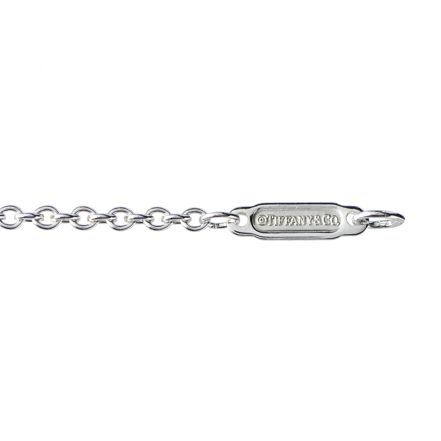 Sterling Silver T Two Single Chain Bracelet