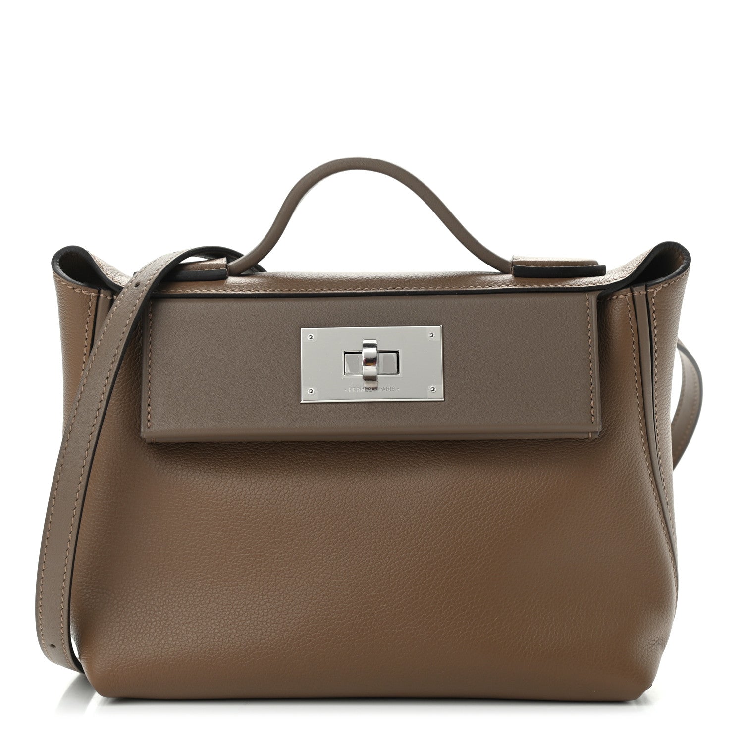 Hermes Evercolor Swift 24/24 21 Beige De Weimar Etoupe 1 of 11