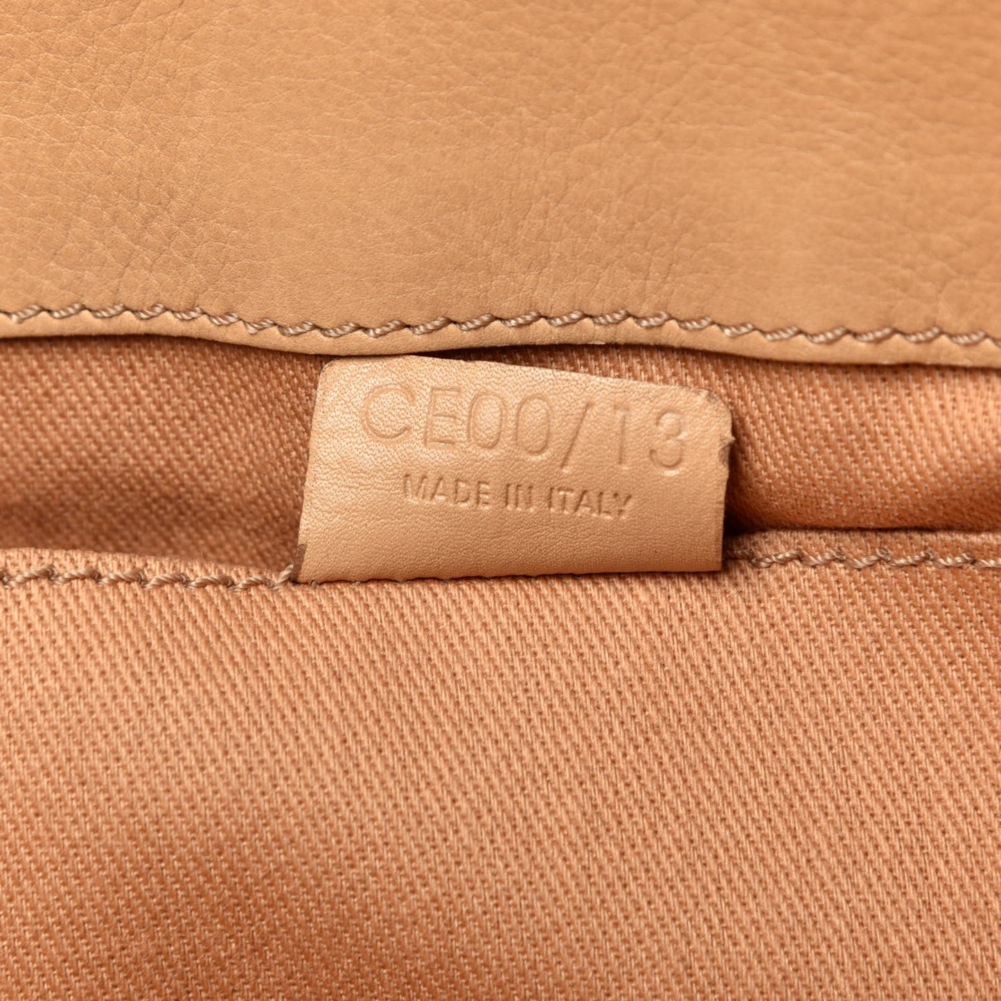 Calfskin Boogie Satchel Beige