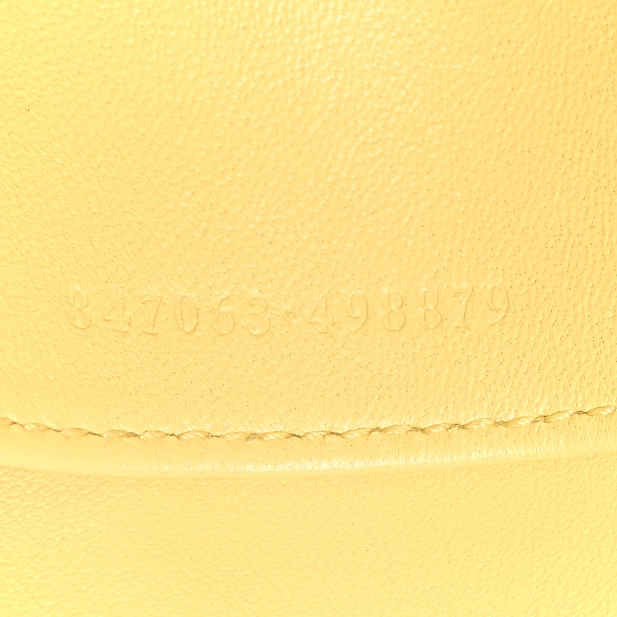 Gucci Calfskin Horsebit 1955 Aura Small Shoulder Bag Daylight Yellow 7 of 11