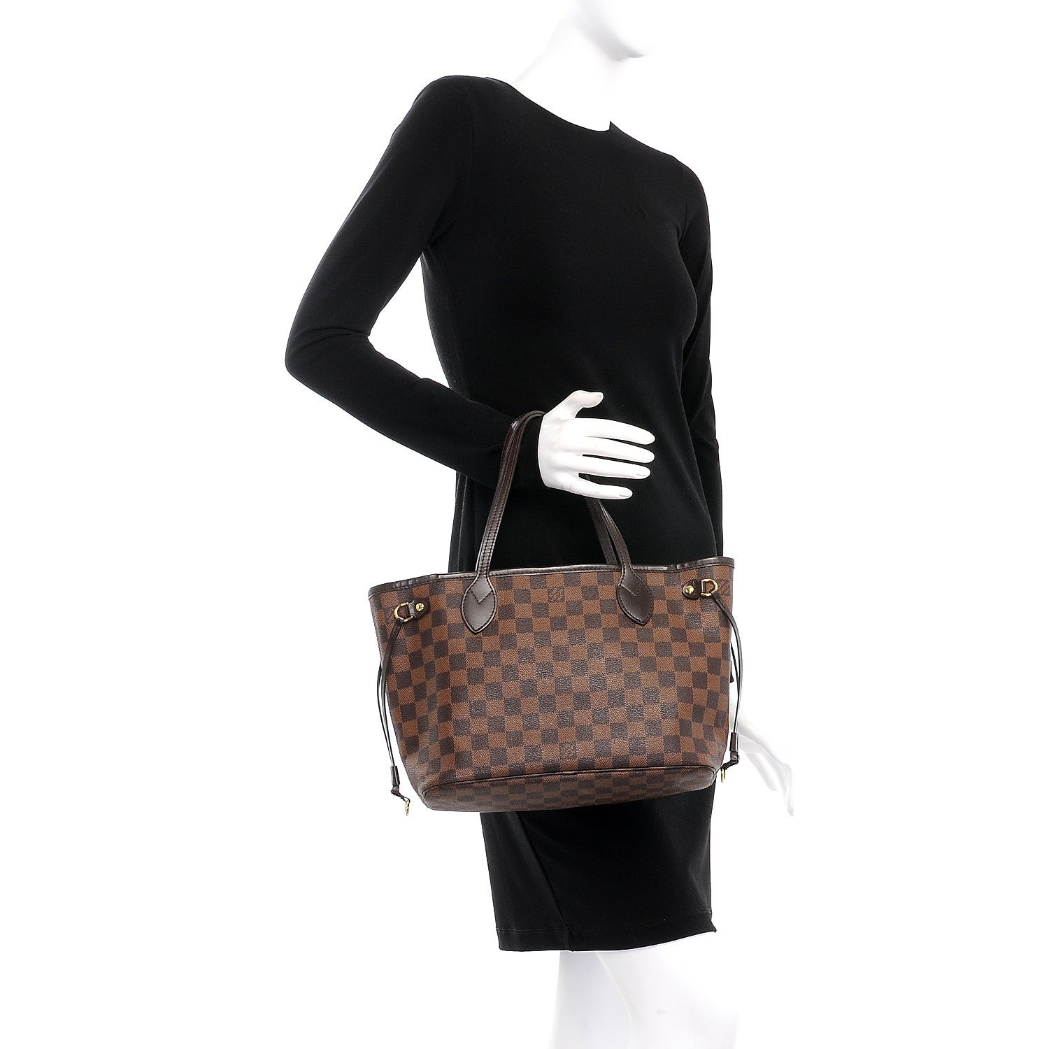 Louis Vuitton Damier Ebene Neverfull PM 2 of 9