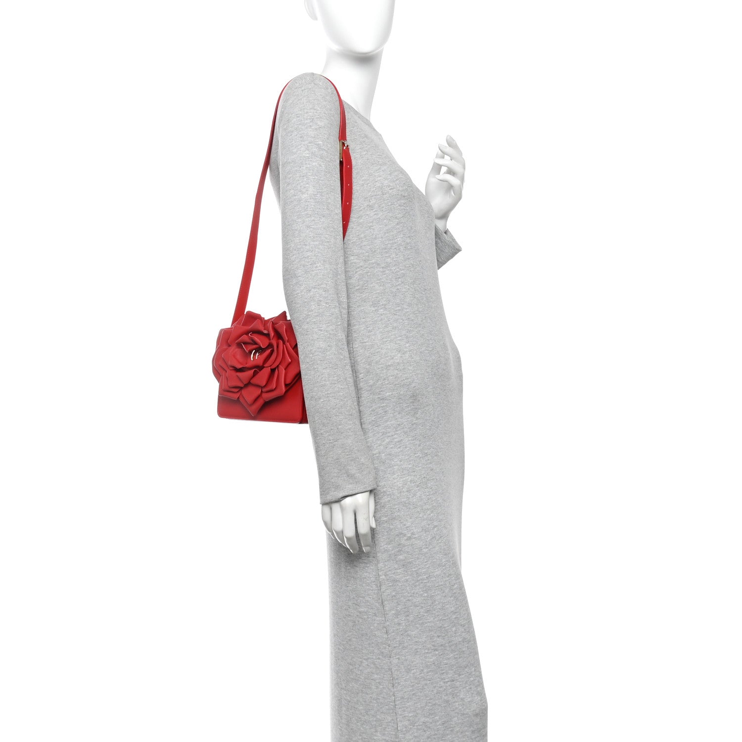 Christian Louboutin Nappa Loubi54 Rose 3D Crossbody Bag Loubi 2 of 10