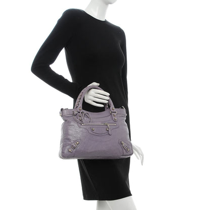 Balenciaga Agneau Giant 12 Silver Hardware Town Glycine 3 of 8