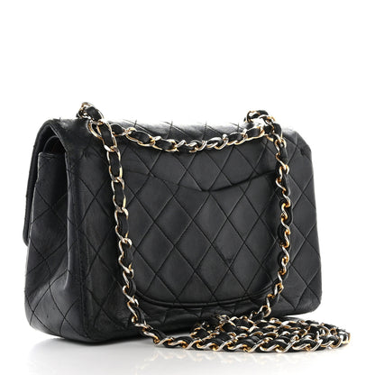 Chanel Lambskin Quilted Medium Double Flap Black 3 of 14