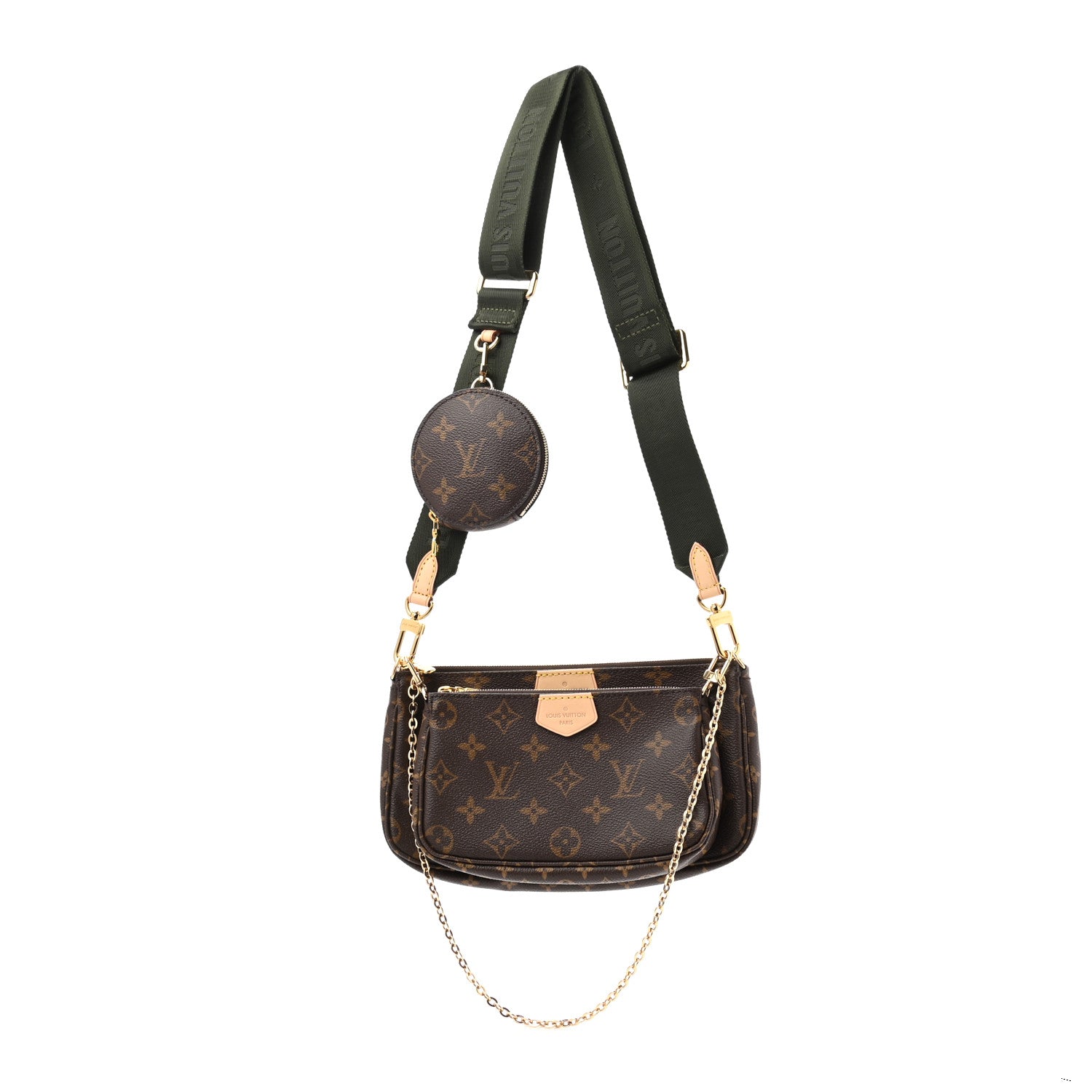 Louis Vuitton Monogram Multi Pochette Accessories Kaki 1 of 12
