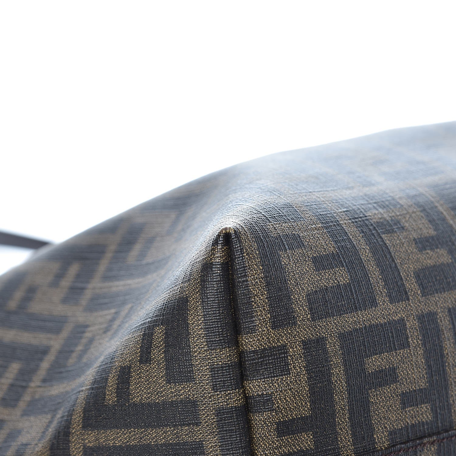 Fendi Zucca Spalmati Medium Roll Tote Tobacco Moro 8 of 11