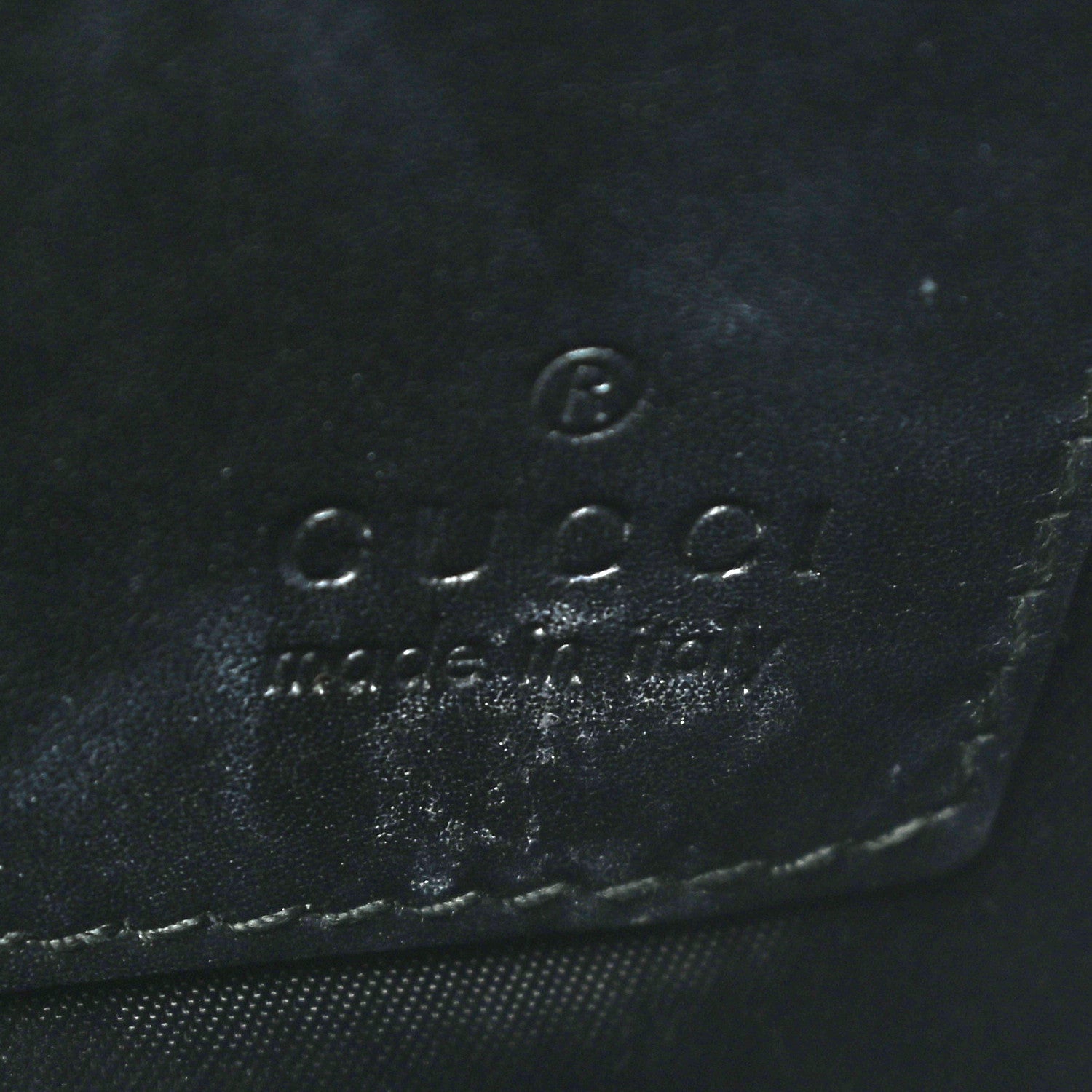 Gucci GG Supreme Monogram Blooms Small Zip Wristlet Pouch Beige New Military Black 5 of 7