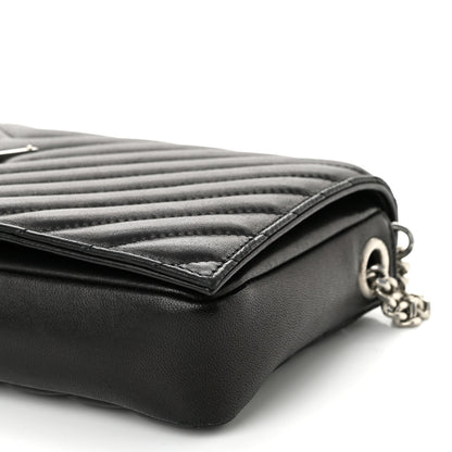 Saint Laurent Lambskin Matelasse Monogram Kate 99 Black 9 of 9