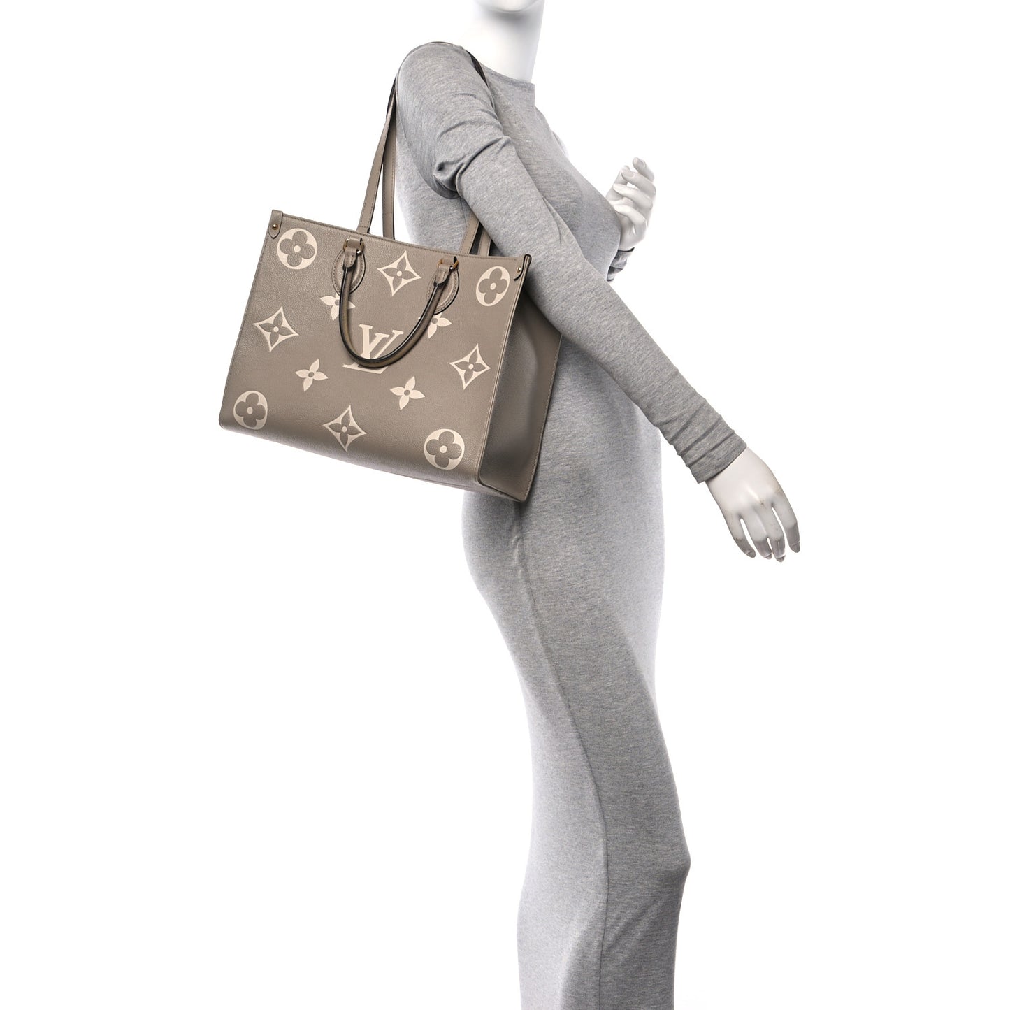 Empreinte Monogram Giant Onthego MM Tourterelle Creme