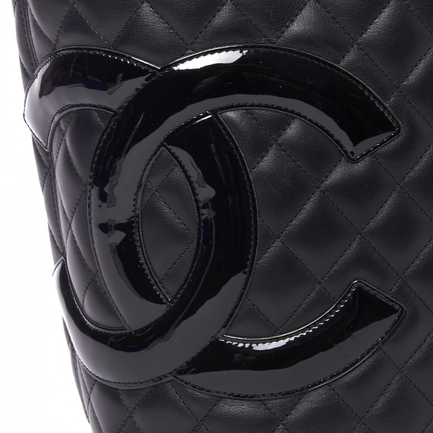 Chanel Calfskin Quilted Large Cambon Tote Black 7 of 8