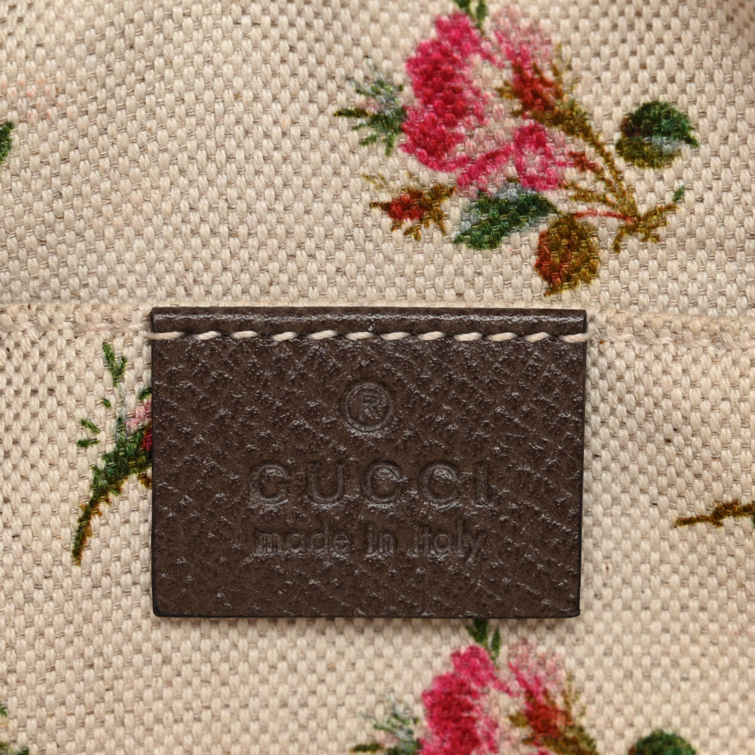 Gucci GG Supreme Monogram Web Neo Vintage Shoulder Bag Beige New Acero Crop 6 of 11