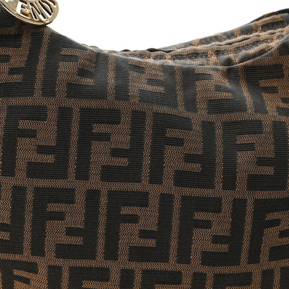 Fendi Zucca Small Chef Chain Hobo Tobacco 8 of 11