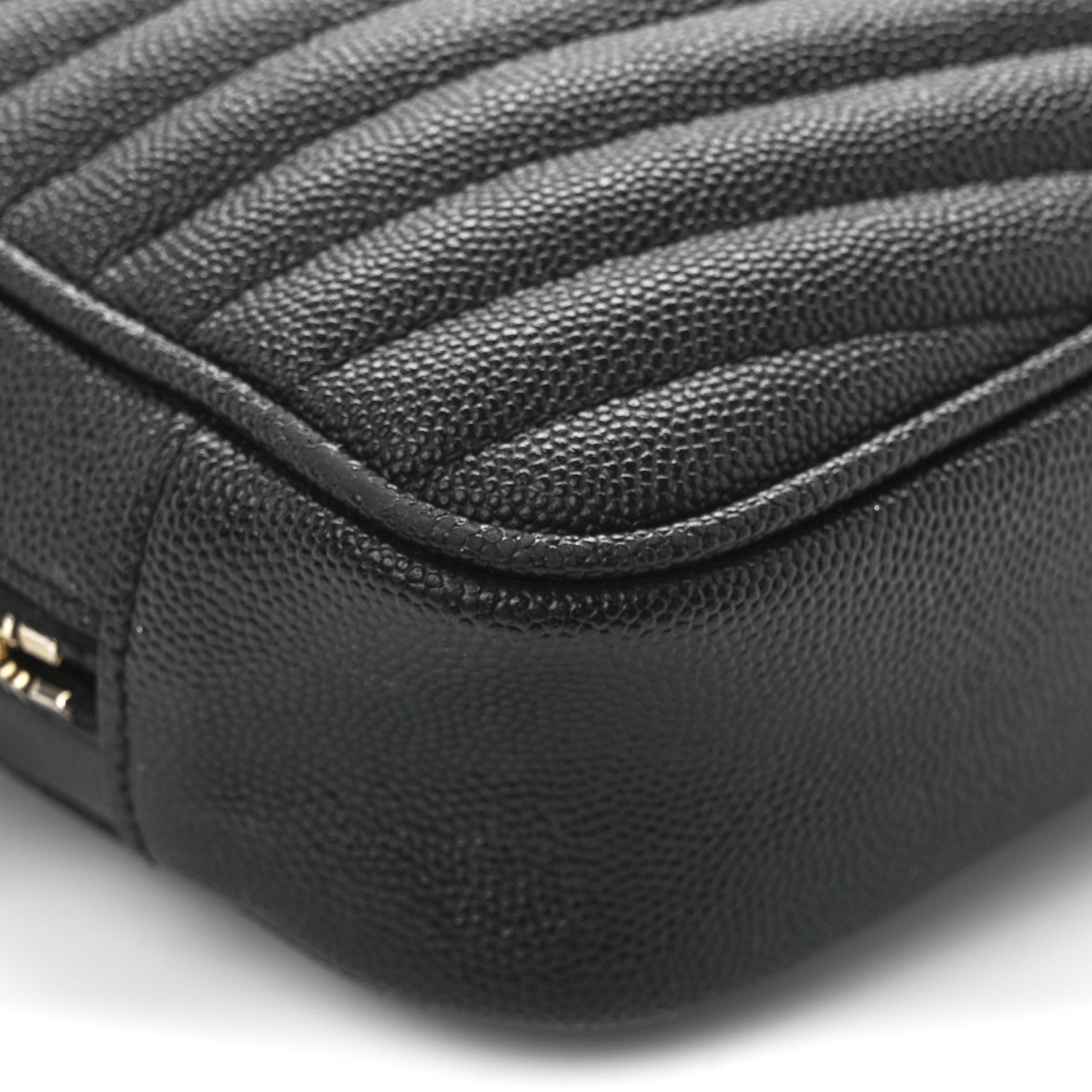 Saint Laurent Grain De Poudre Matelasse Monogram Mini Lou Camera Bag Black 11 of 11