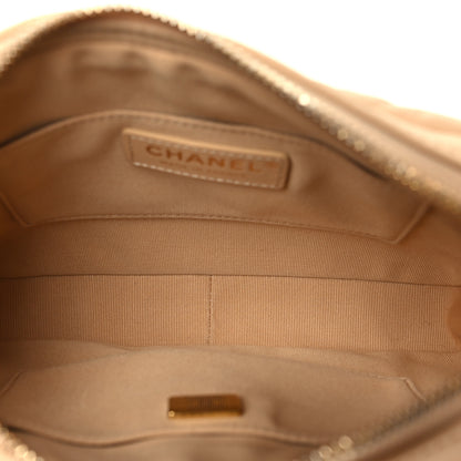 Chanel Calfskin Quilted Small Camera Case Beige Beige 5 of 11