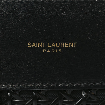 Saint Laurent Calfskin Paglia Palm Nano Sac De Jour Black 6 of 8