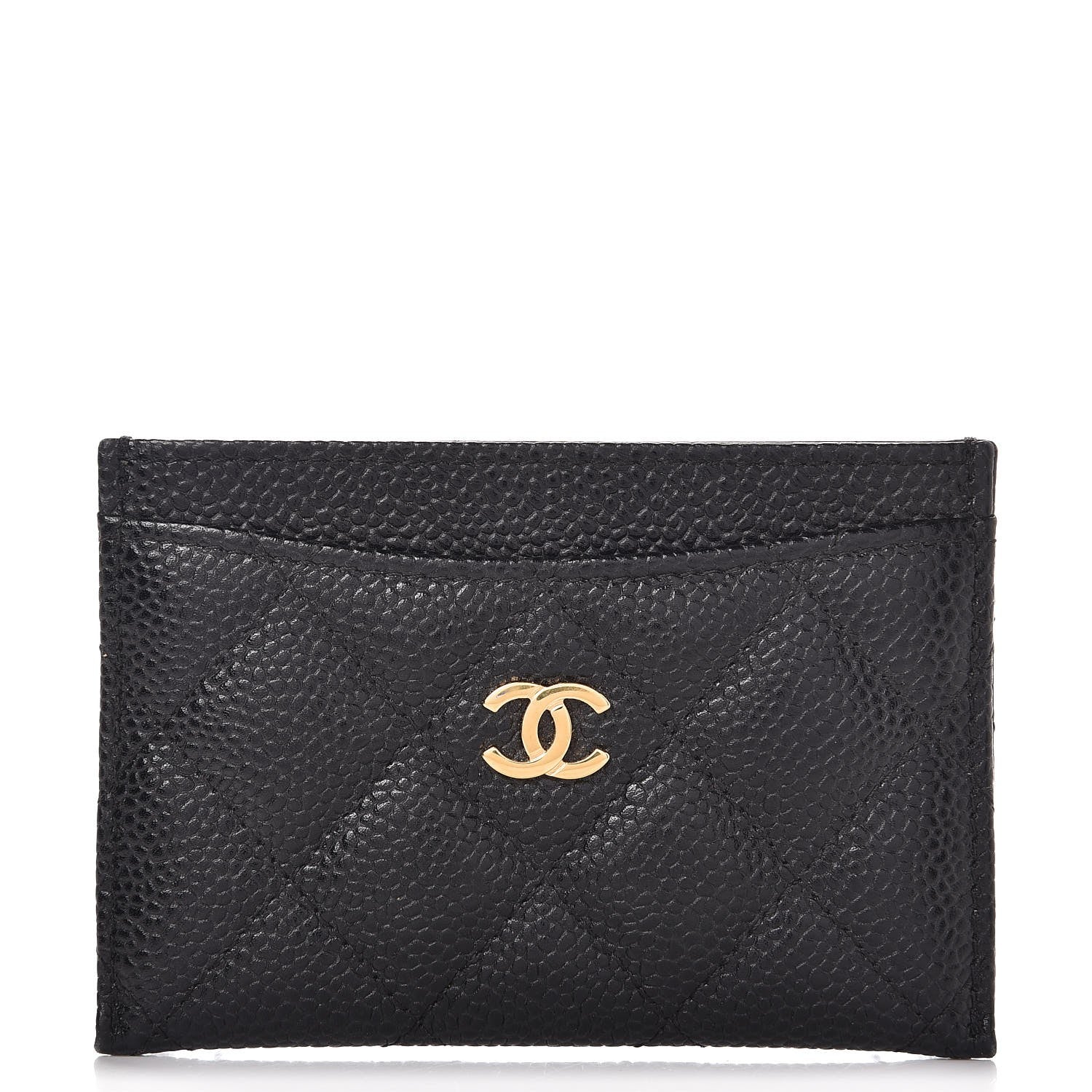 Chanel Caviar Quilted Card Holder Black 1 of 8