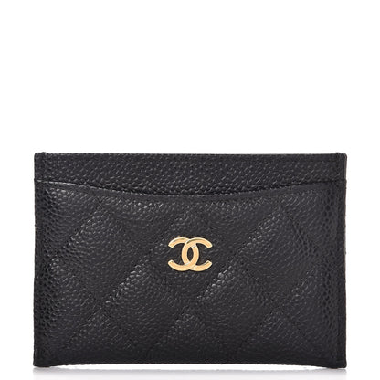 Chanel Caviar Quilted Card Holder Black 1 of 8