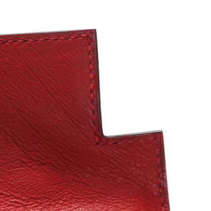 Hermes Ostrich Kelly Pochette Rouge Vif 12 of 23
