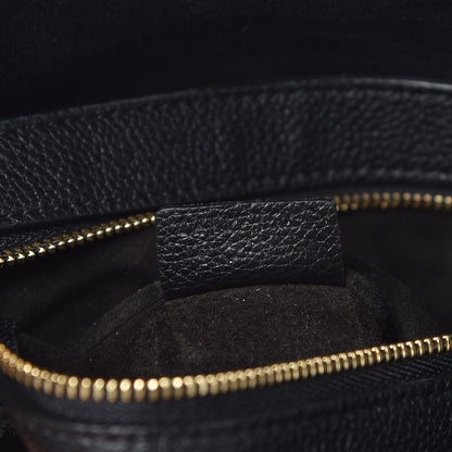 Celine Soft Grained Calfskin Medium Belt Cabas Phantom Black 7 of 8