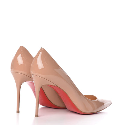 Christian Louboutin Patent Decollete 554 100 Pumps 42 Nude 4 of 9