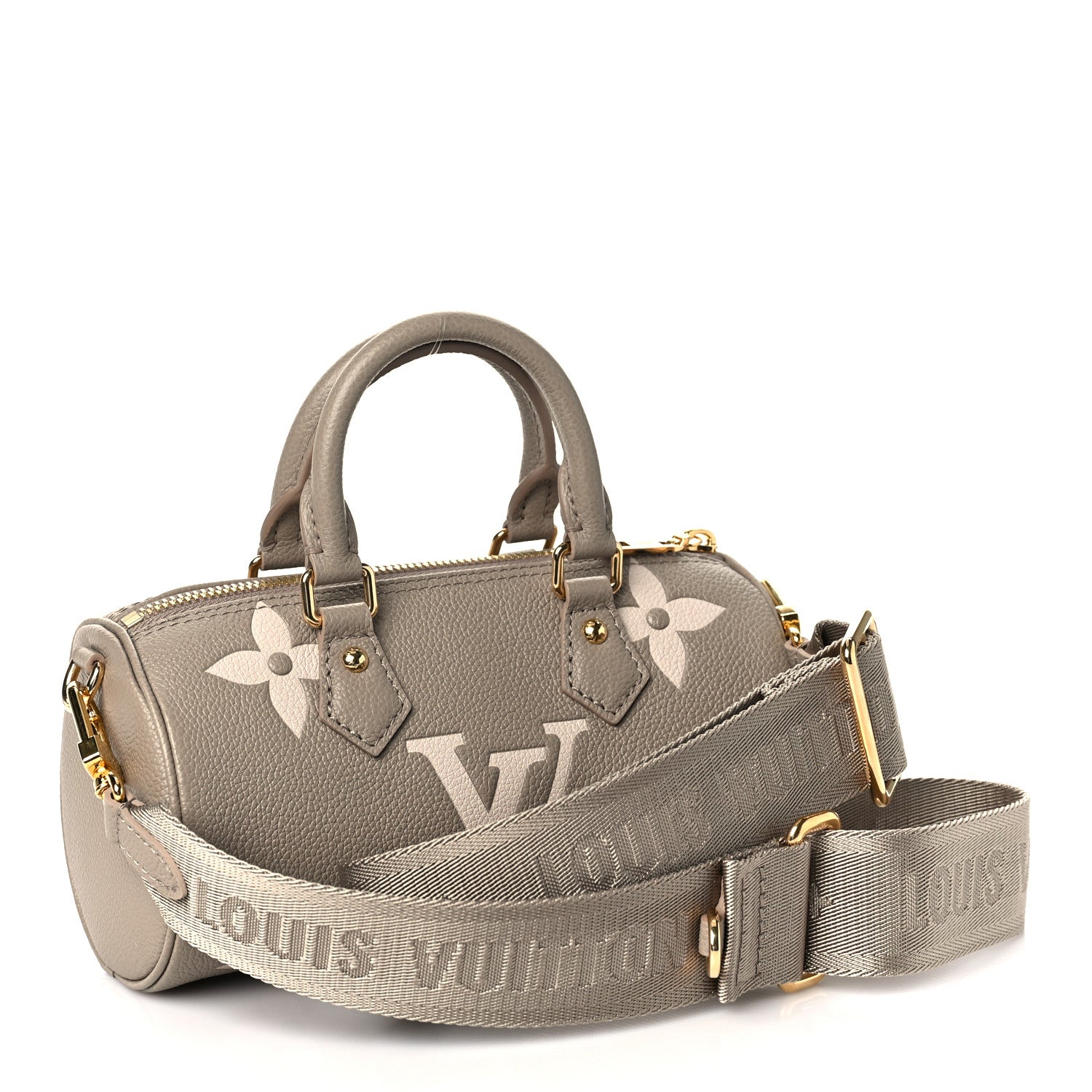 Louis Vuitton Empreinte Monogram Giant Papillon BB Tourterelle Cream 3 of 8