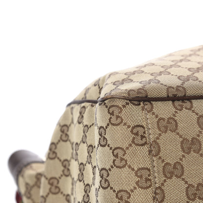 Gucci Monogram Large Positano Tote Brown 9 of 13